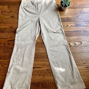 Vintage LOUBEN Cream Cotton Pants. Size 8